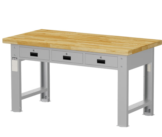 Heavy Duty Drawer Work Bench with Wood Top