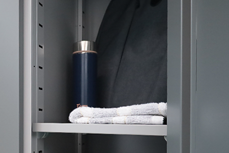 9 Door Locker (Gray)
