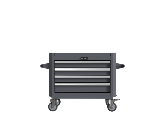 4-Drawer Digit Lock Top Chest with Power Plug & Wheels