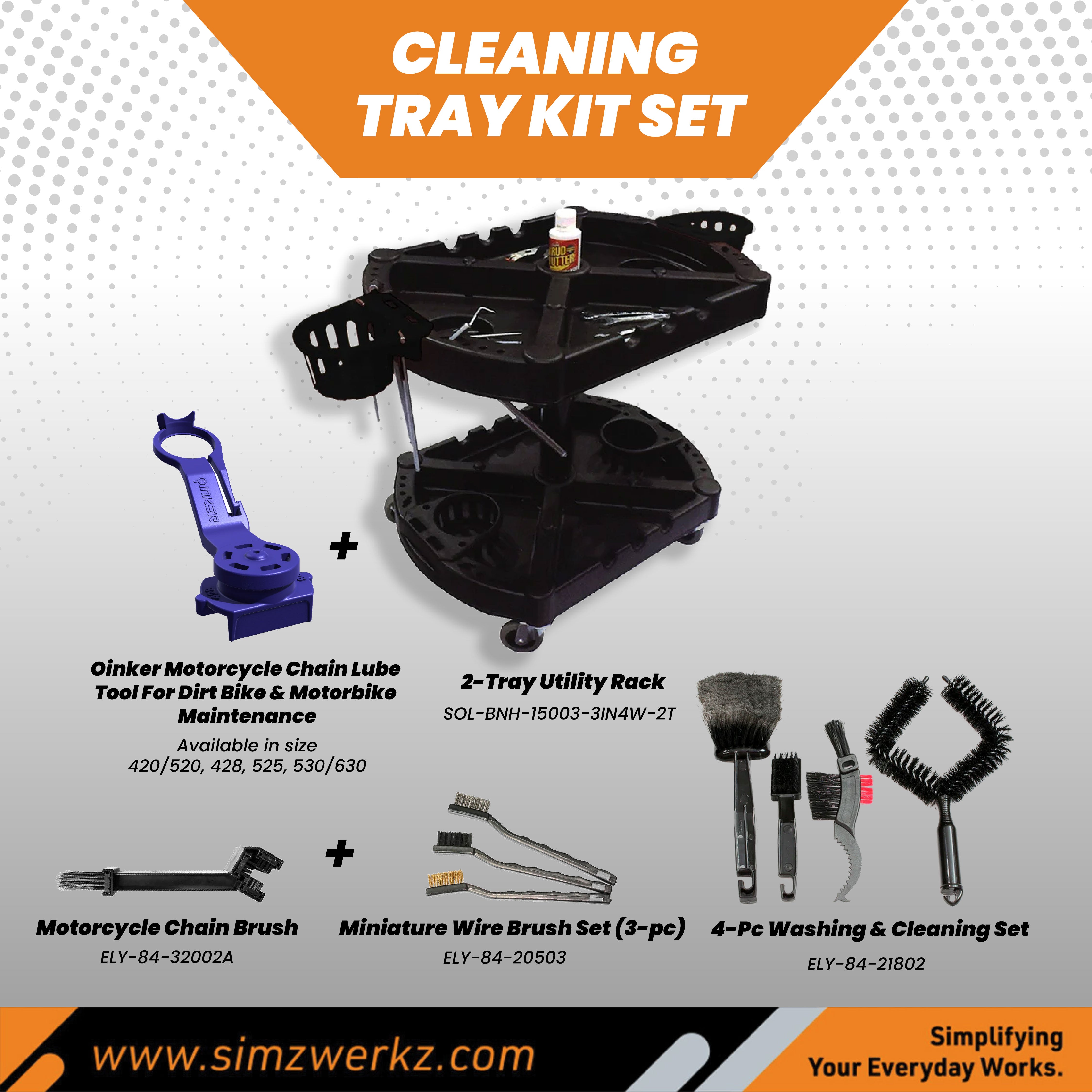 Cleaning Tray Kit Set – SIMZ Werkz