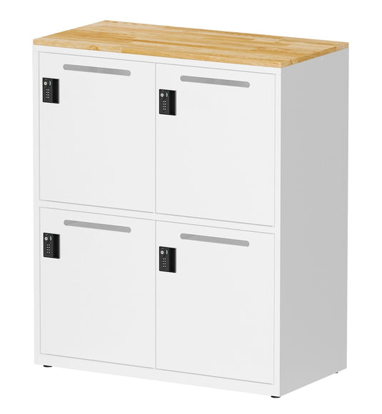 Four Door Locker (White)