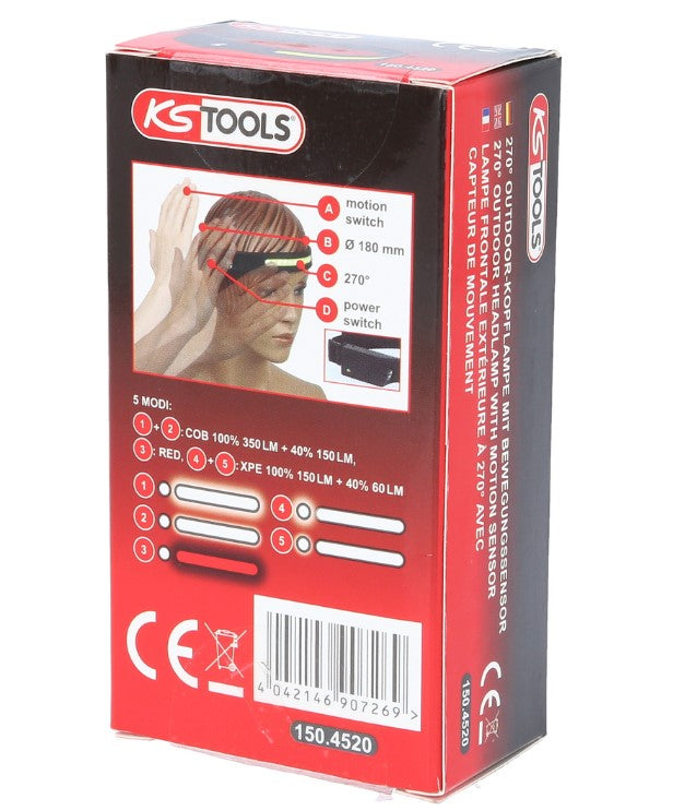Load image into Gallery viewer, 270° Outdoor headlamp with motion sensor