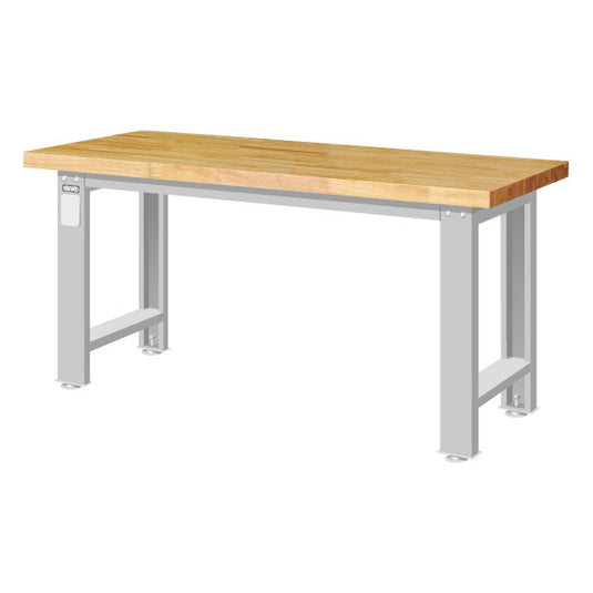 Heavy Duty Workbench with Wood Top