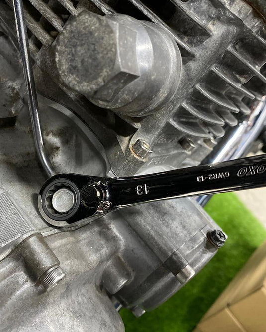 Reversible Ratcheting Wrench w/ Mirror Finish
