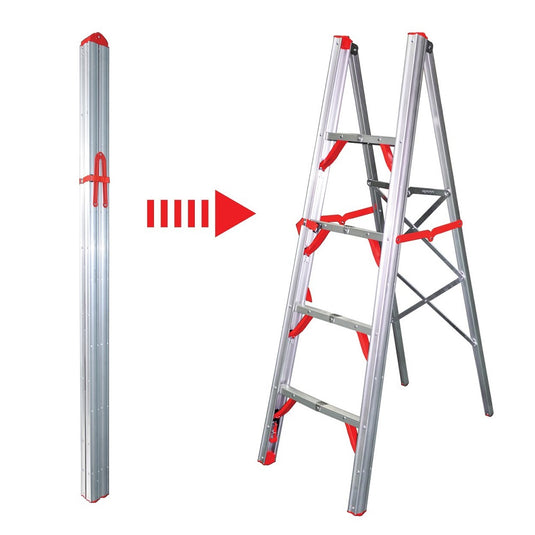 5FT Single Sided Folding Step Ladder - SIMZ Werkz