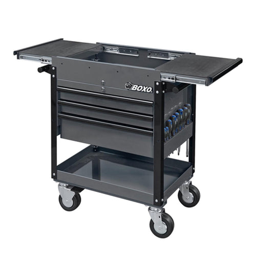 3 Drawer Service Cart (Grey)