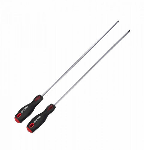 2 Pc Slotted and Phillips Long Reach Screwdriver Set