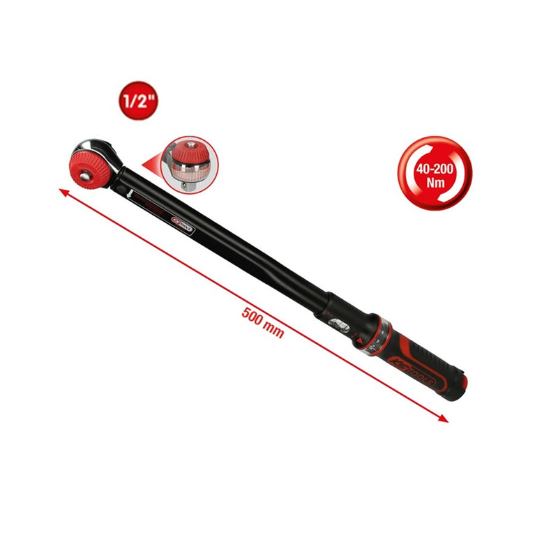 Load image into Gallery viewer, ERGOTORQUE Precision Torque Wrench with Rotary Mushroom Ratchet Head - SIMZ Werkz