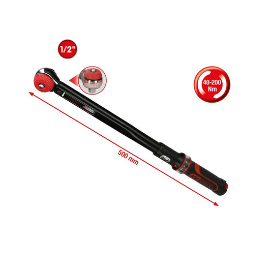 ERGOTORQUE Precision Torque Wrench with Rotary Mushroom Ratchet Head - SIMZ Werkz