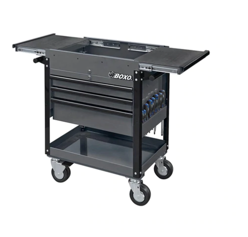 3 Drawer Service Cart with 35 Pc VDE Toolset