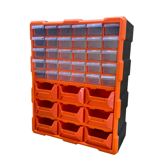 30 Drawers & 9 Bins Storage Organizer