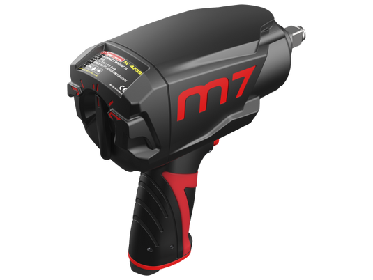 1/2" Dr. Composite Air impact Wrench, Twin Hammer, 500ft-Lb, 680 Nm