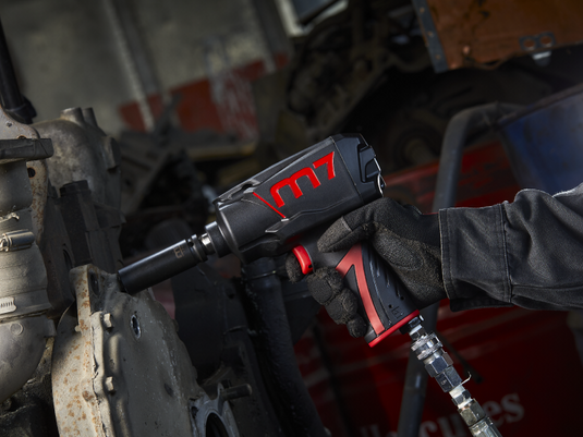1/2" Dr. Composite Air impact Wrench, Twin Hammer, 500ft-Lb, 680 Nm