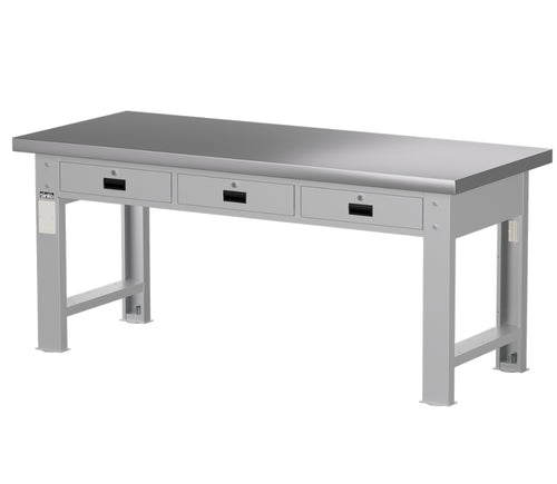 Heavy Duty Drawer Work Bench with Stainless Steel Top