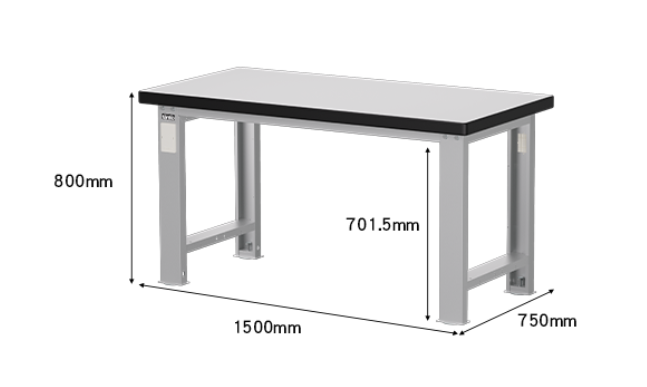 Load image into Gallery viewer, Heavy Duty Workbench with Stainless Steel Top
