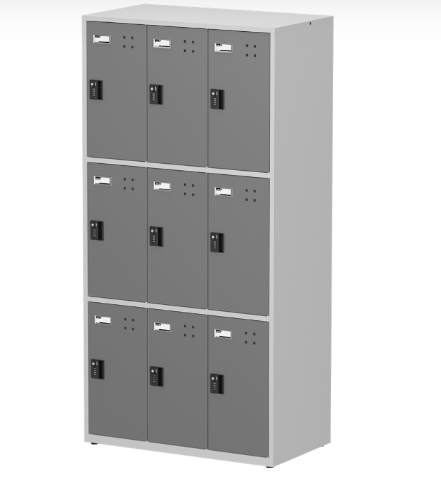 Load image into Gallery viewer, 9 Door Locker (Gray)
