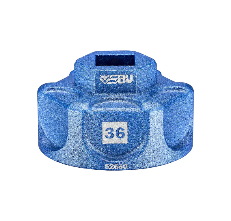 Load image into Gallery viewer, 1/2″ Dr. Aluminium Socket – 36mm 12-Point
