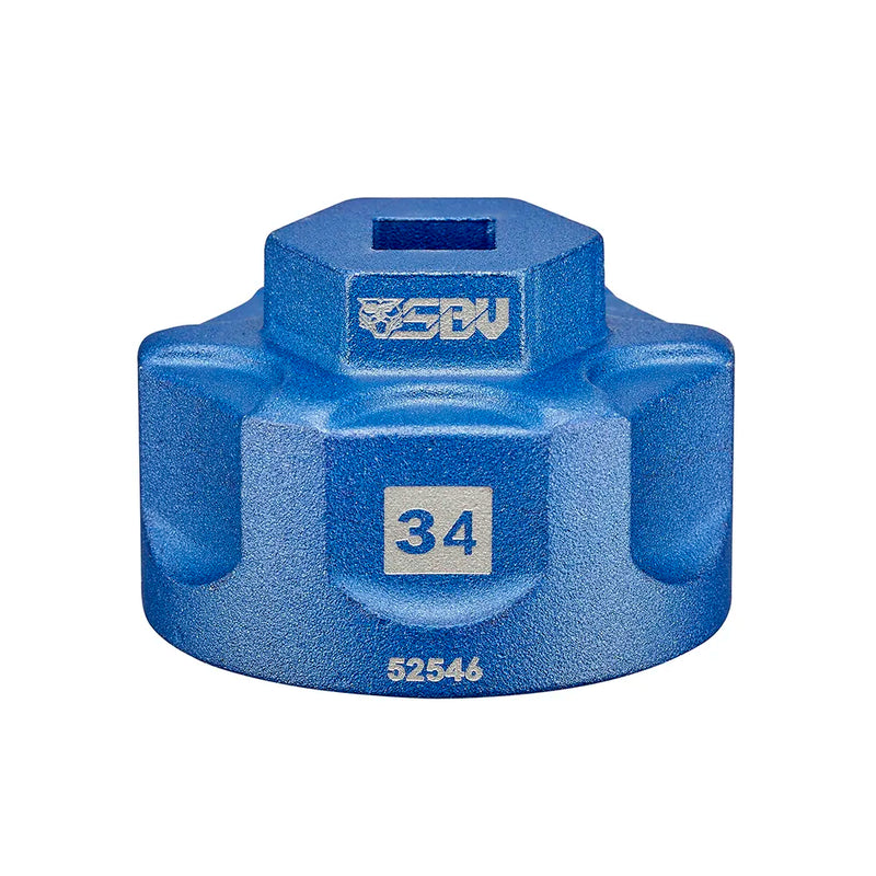 Load image into Gallery viewer, 3/8″ Dr. Aluminium Socket – 34mm 6-Point
