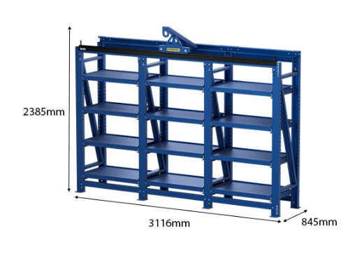 Load image into Gallery viewer, 3 Columns Mould Rack
