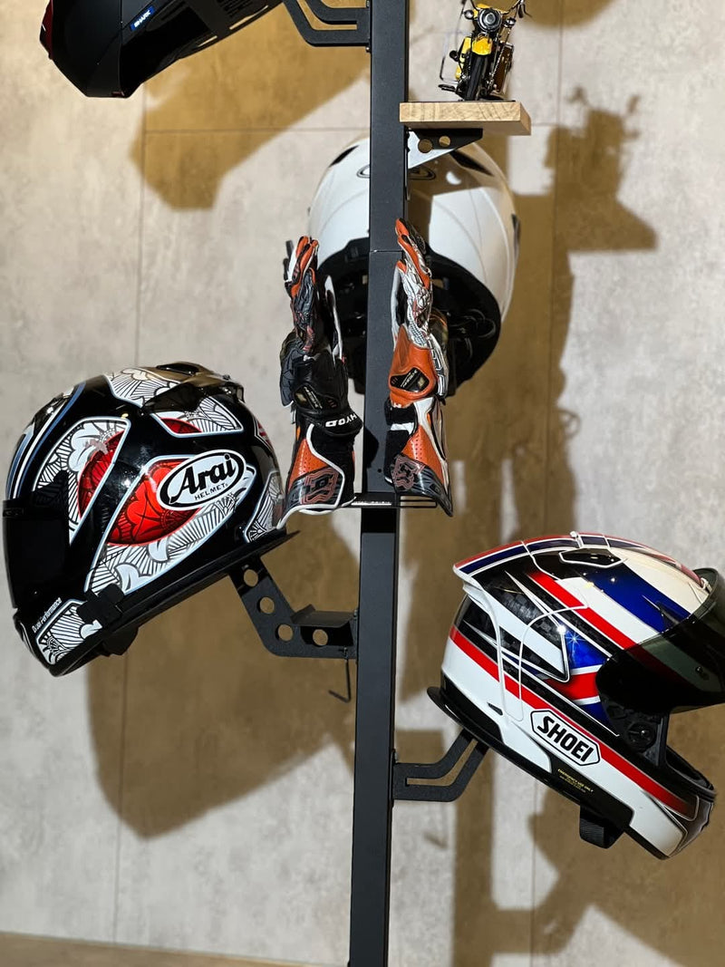 Load image into Gallery viewer, Helmet Tree Stand c/w 10 Helmet Racks
