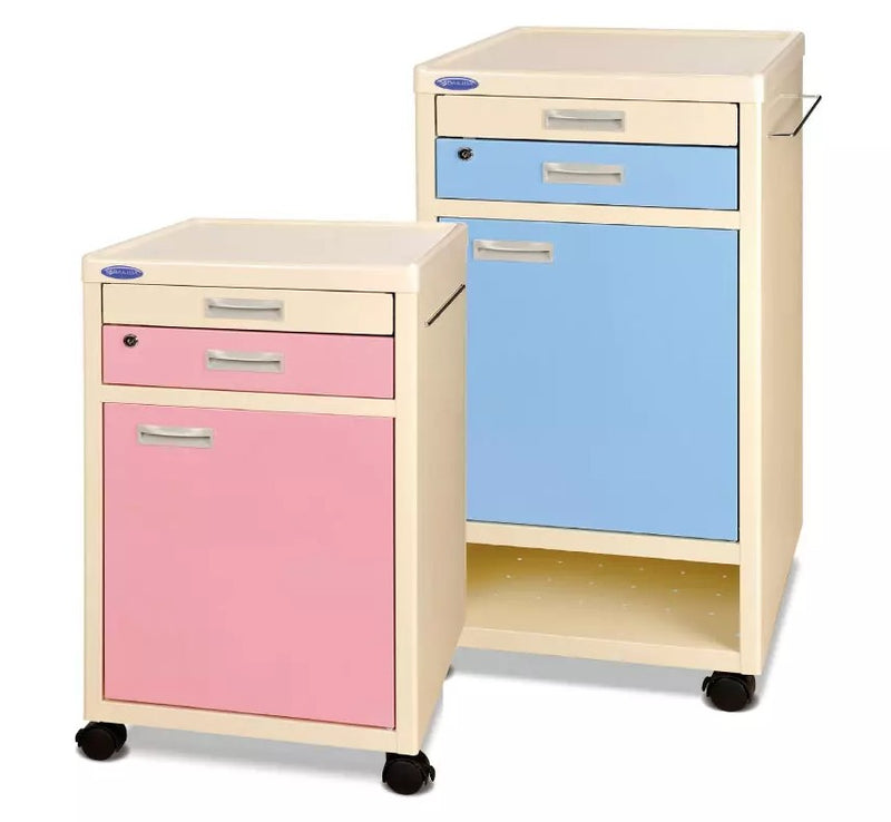 Load image into Gallery viewer, Classic Hospital Bedside Cabinet Table
