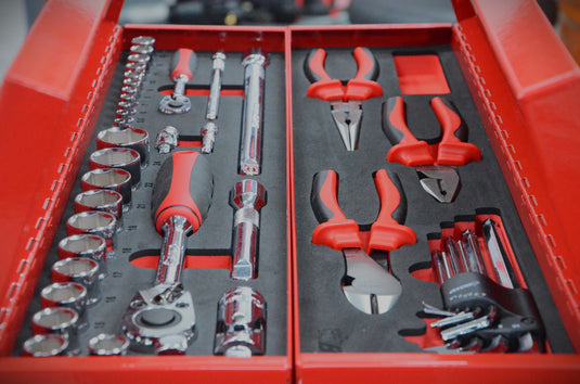 5 Tray Carry Box with 61pcs Multi-Function Tool Set