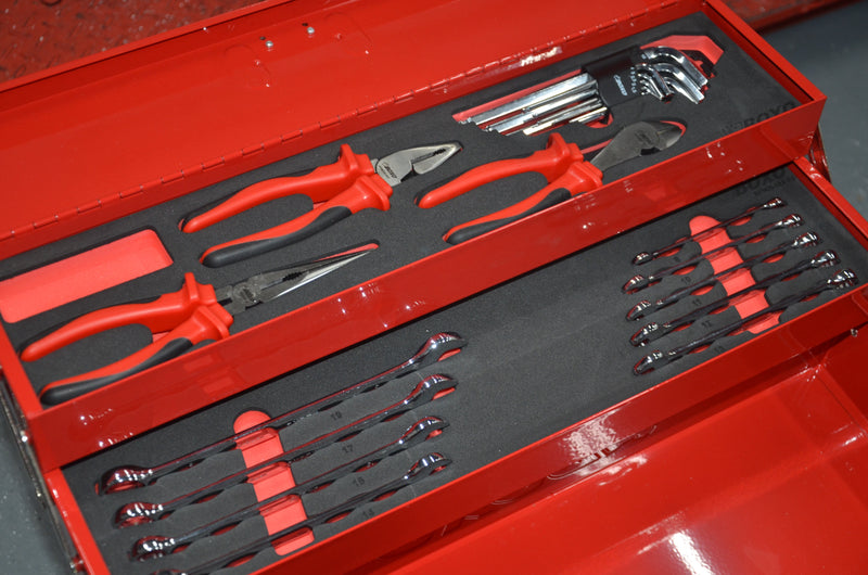 Load image into Gallery viewer, 5 Tray Carry Box with 61pcs Multi-Function Tool Set
