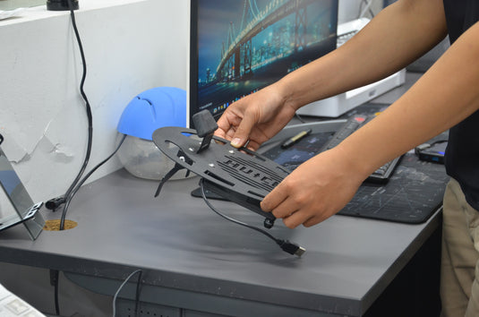 Portable Helmet Rack with USB Fan (3000 RPM)