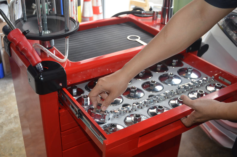 Load image into Gallery viewer, Oil Change Trolley
