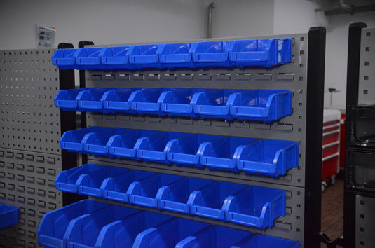 TANKO Team Bin Set on Movable Hanger Rack