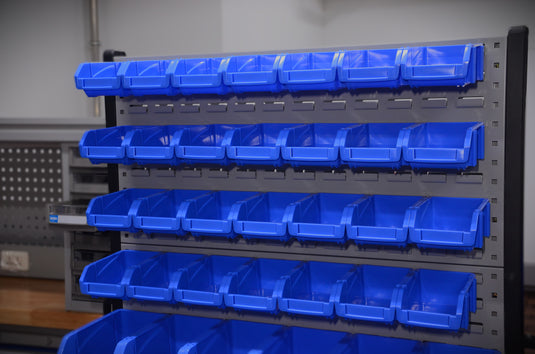 TANKO Team Bin Set on Movable Hanger Rack – Simz Werkz