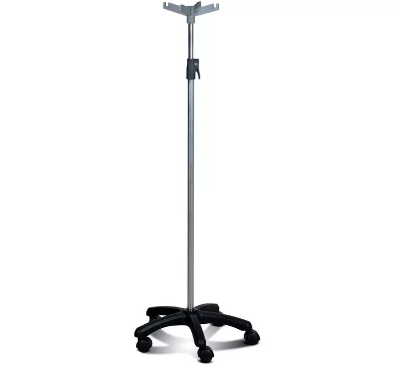 Load image into Gallery viewer, Hospital Adjustable IV Pole with Wheels

