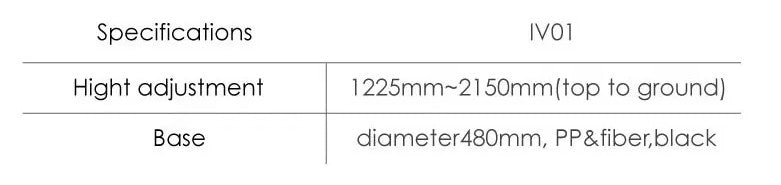 Load image into Gallery viewer, Hospital Adjustable IV Pole with Wheels
