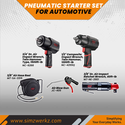 Pneumatic Starter Set for Automotive