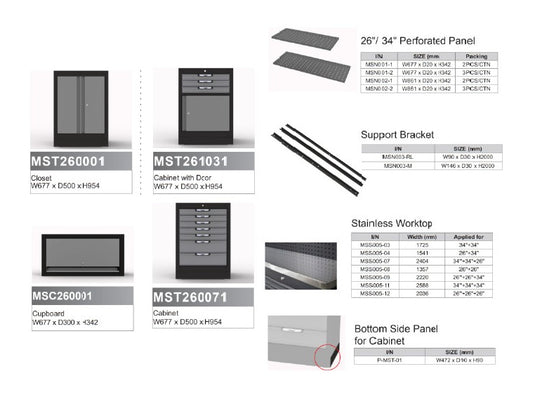 OSM Trio A in Black/Grey