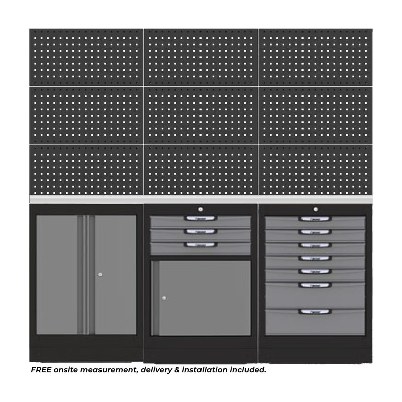 Load image into Gallery viewer, OSM Trio B in Black/Grey
