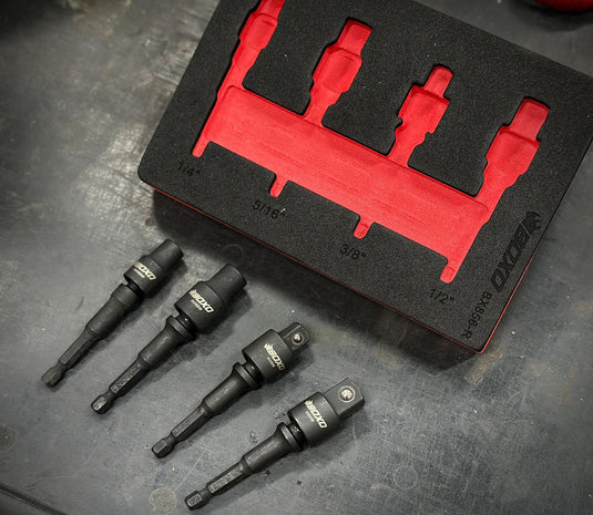 Hex 1/4" Impact Swivel Power Tool Universal Adaptor & Cring Bit Holder