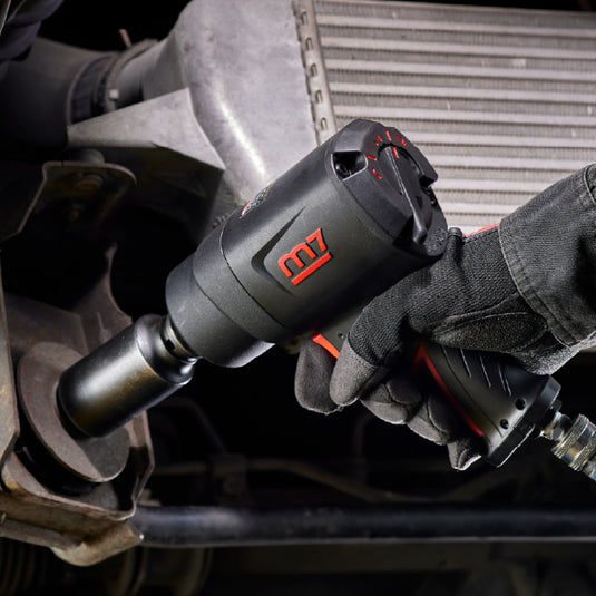 1/2" Dr Air Impact Wrench, Twin Hammer: 1100ftlb