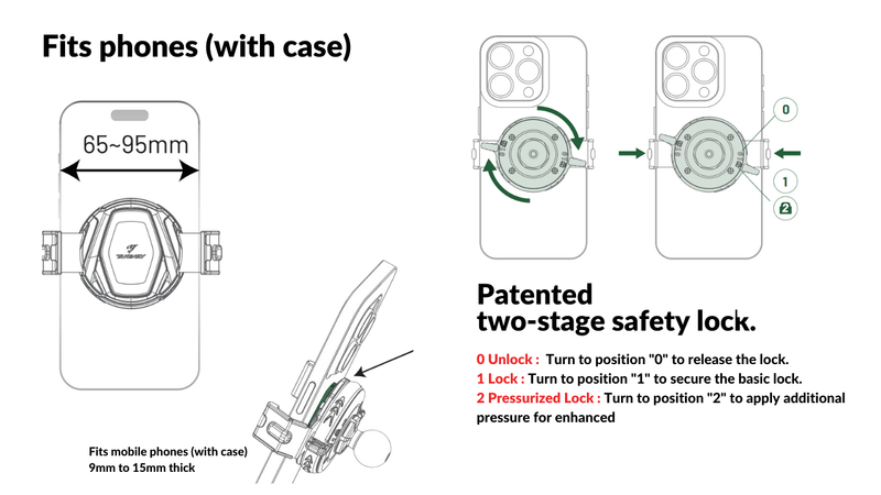 Load image into Gallery viewer, TAKEWAY Stem Mount with ANVPRO Dual Magnetic Mobile Phone Holder
