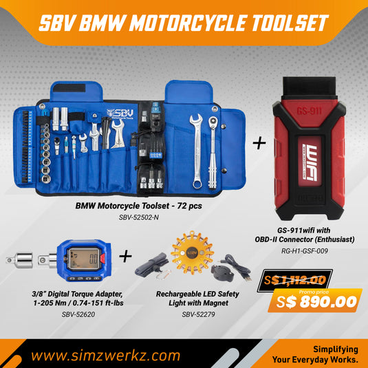 SBV BMW Motorcycle Toolset