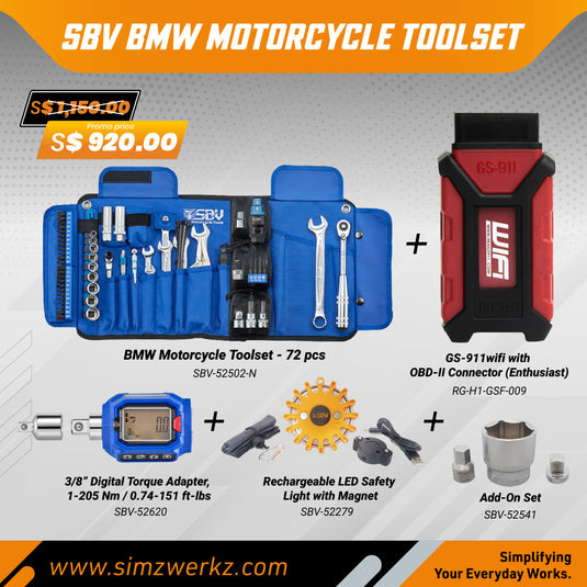 SBV BMW Motorcycle Toolset
