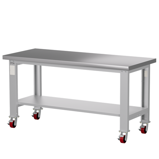 Stainless Steel Mobile Heavy Duty Workbench