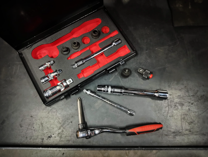 Load image into Gallery viewer, Multi Function Ratchet Wrench Set
