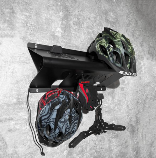 Duo Helmet Rack with Adjustable Fan Speed