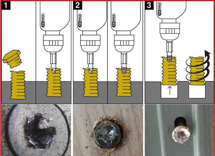 Load image into Gallery viewer, 1/4&quot; + 10 mm Torx and hexagonal screw extractor set, 34 pcs
