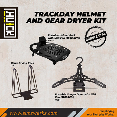 Trackday Helmet and Gear Dryer Kit
