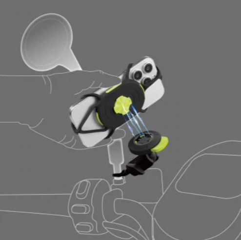 Load image into Gallery viewer, Bone Collection Moto Tie Connect Kit 3 - Mirror Stem Mount
