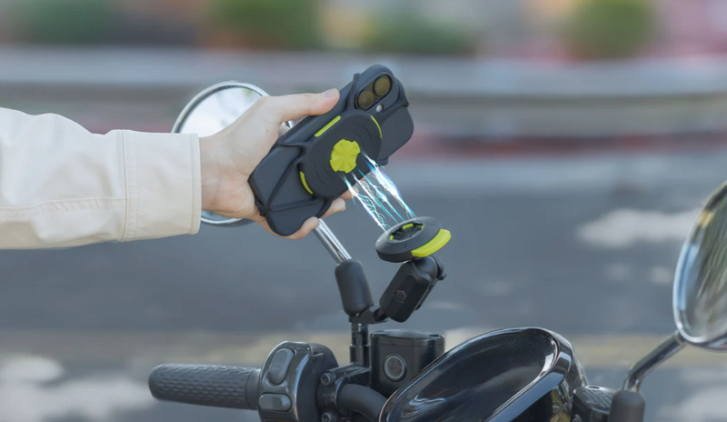 Load image into Gallery viewer, Bone Collection Moto Tie Connect Kit 3 - Mirror Stem Mount
