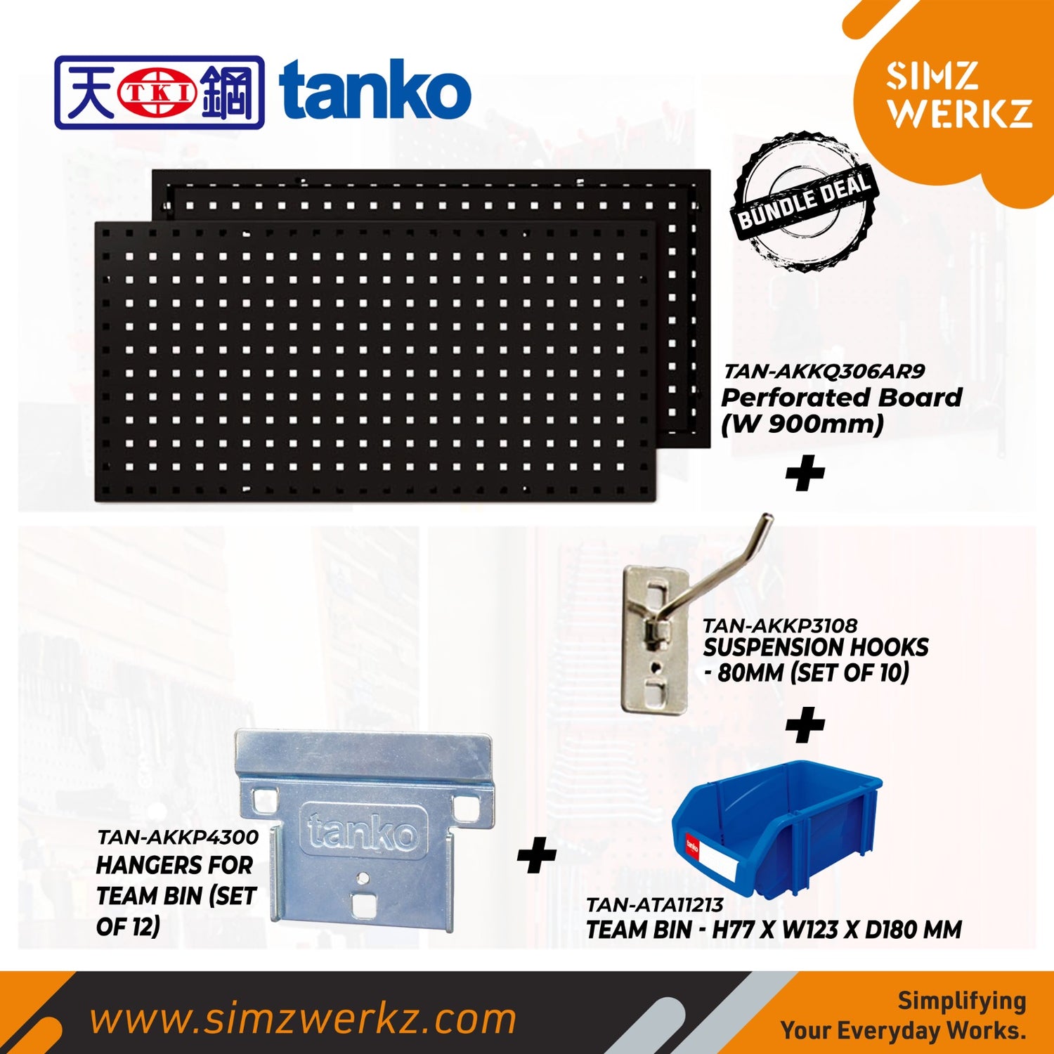 TANKO Wall Organisation for Cleaning Kit – SIMZ Werkz