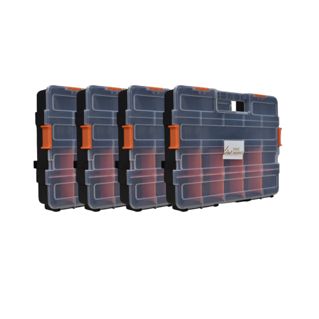 Interlocking Storage Organiser w/ Dividers (Set of 4) – SIMZ Werkz